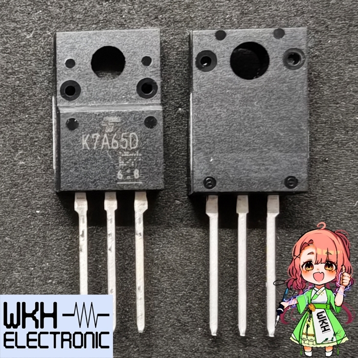 Original TK7A65D 650V 7A K7A65D K7A65 Silicon N Channel MOSFET TO-220