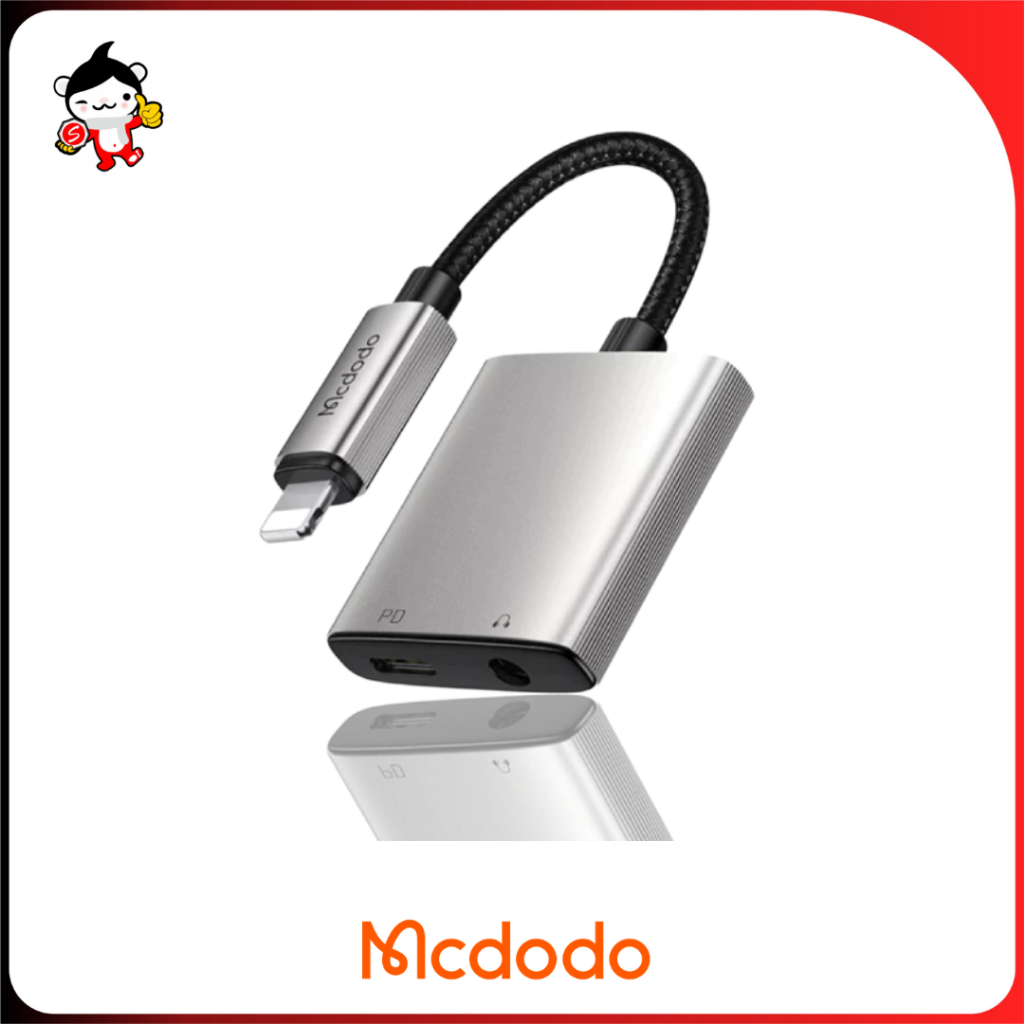 CONVERTER LIGHTNING MCDODO CA-5540 TO JACK 3.5MM + LIGHTNING