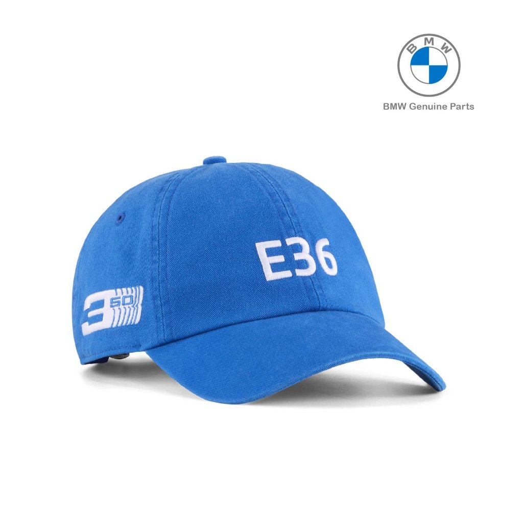 Topi BMW E36 Original BMW E36 50 Years 3 Series Baseball Cap Topi Unisex Blue by Puma