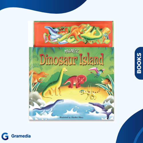 Gramedia Medan - IMPORT BOOK MAGNETIC DINOSAUR ISLAND