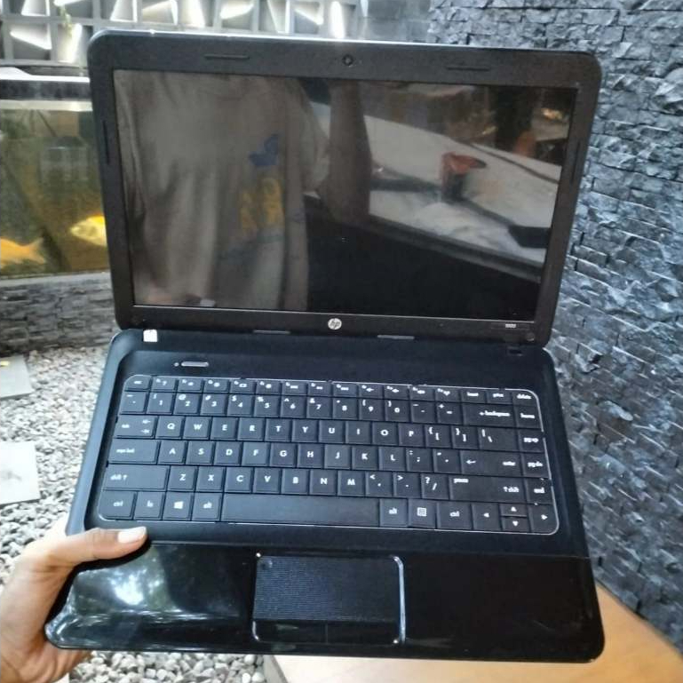 Laptop HP 1000 Notebook PC AMD A4 3330MX RAM 4GB HDD500GB Cocok Untuk Kuliah Online Second Berkualit