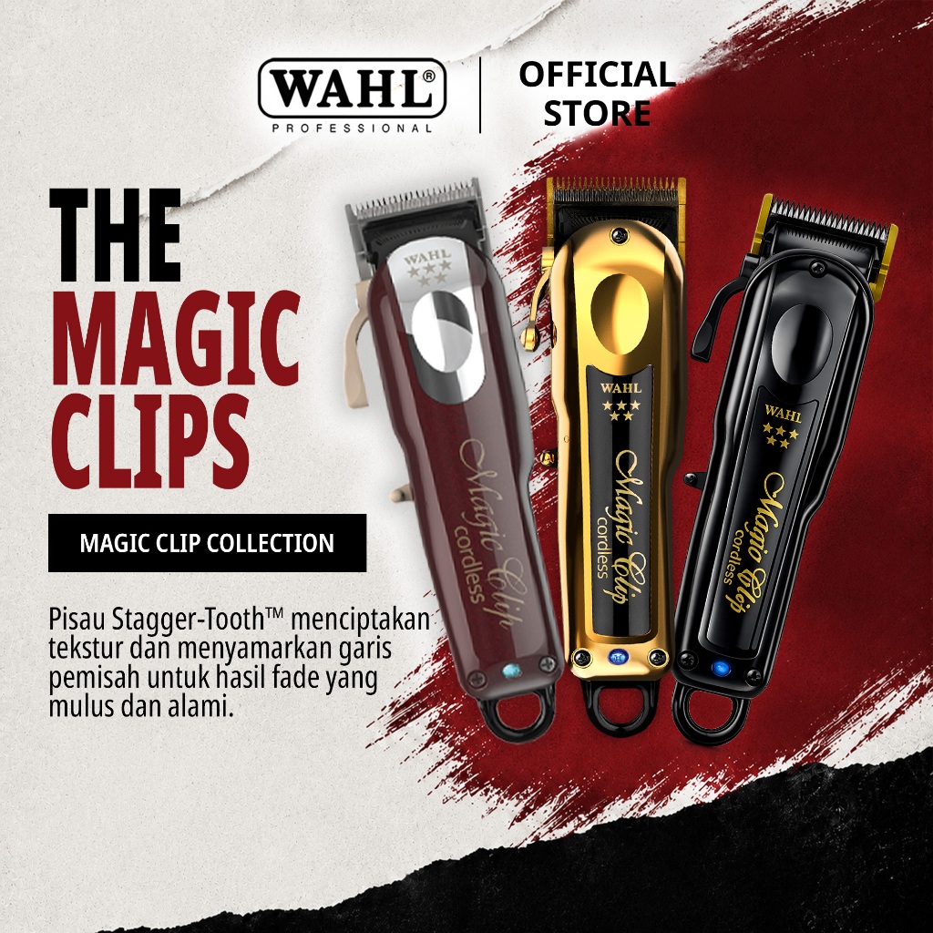 Wahl Magic Clips Hair Clipper - Magic Clip, Gold Magic Clip, Black Magic Clip - Kebutuhan, Hair Trim