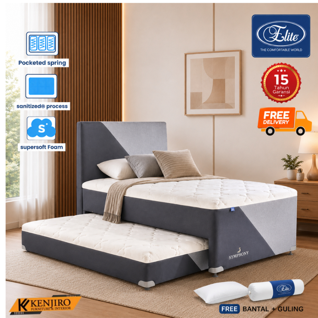 Kasur Elite Springbed Symphony 2in1