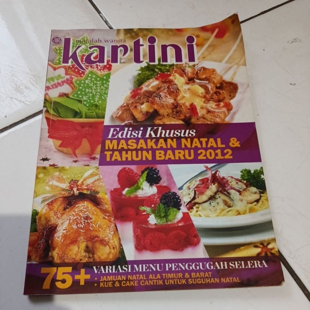 Majalah Resep Kartini edisi khusus natal & tahun baru 2012