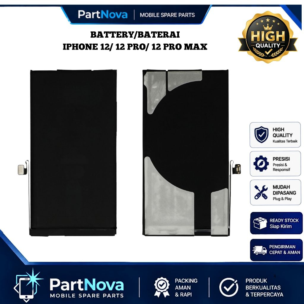 BATTERY/BATERAI  IPHONE 12/ 12 PRO/ 12 PRO MAX ORIGINAL