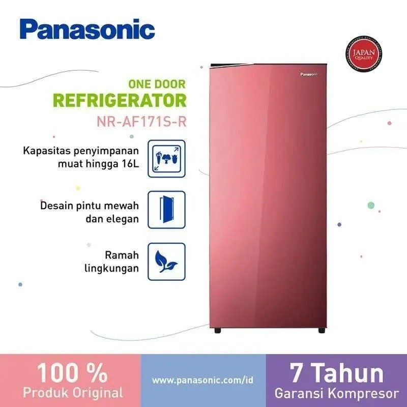 Panasonic Kulkas 1 Pintu NRAF171SR / NR-AF171S-R