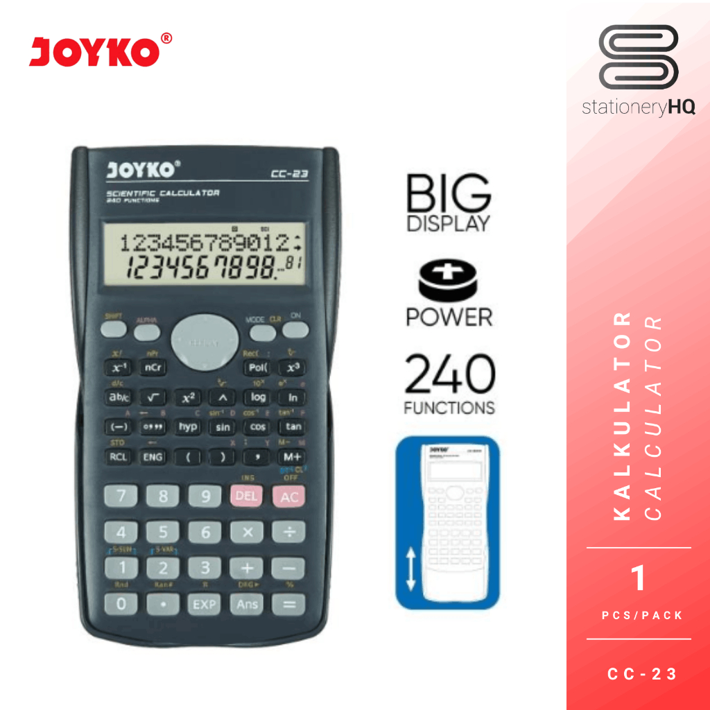 Joyko Calculator Ilmiah Scientific CC-23 S1148