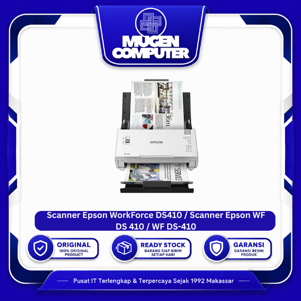 Scanner Epson WorkForce DS410 / Scanner Epson WF DS 410 / WF DS-410