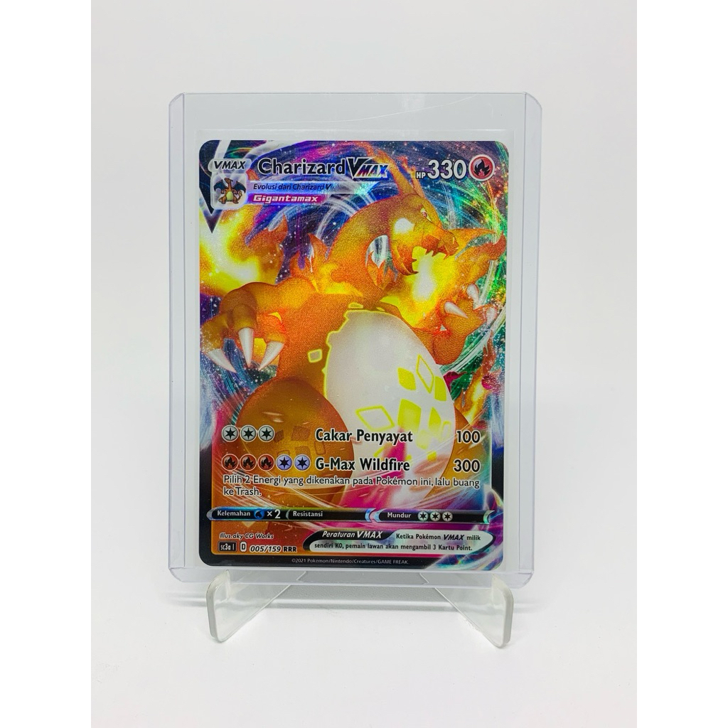 Charizard vmax 005/159 kartu pokemon ind - TCG card original charizard ar charizard sar charizard sr