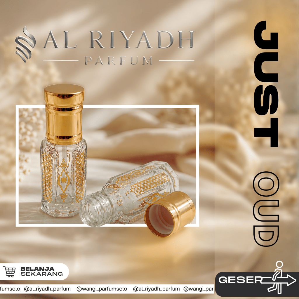 AL RIYADH JUST OUD BIBIT MURNI PARFUM COLET