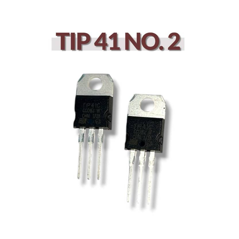 TIP41 NO.2  Transistor Daya NPN TO-220 Untuk Power Audio