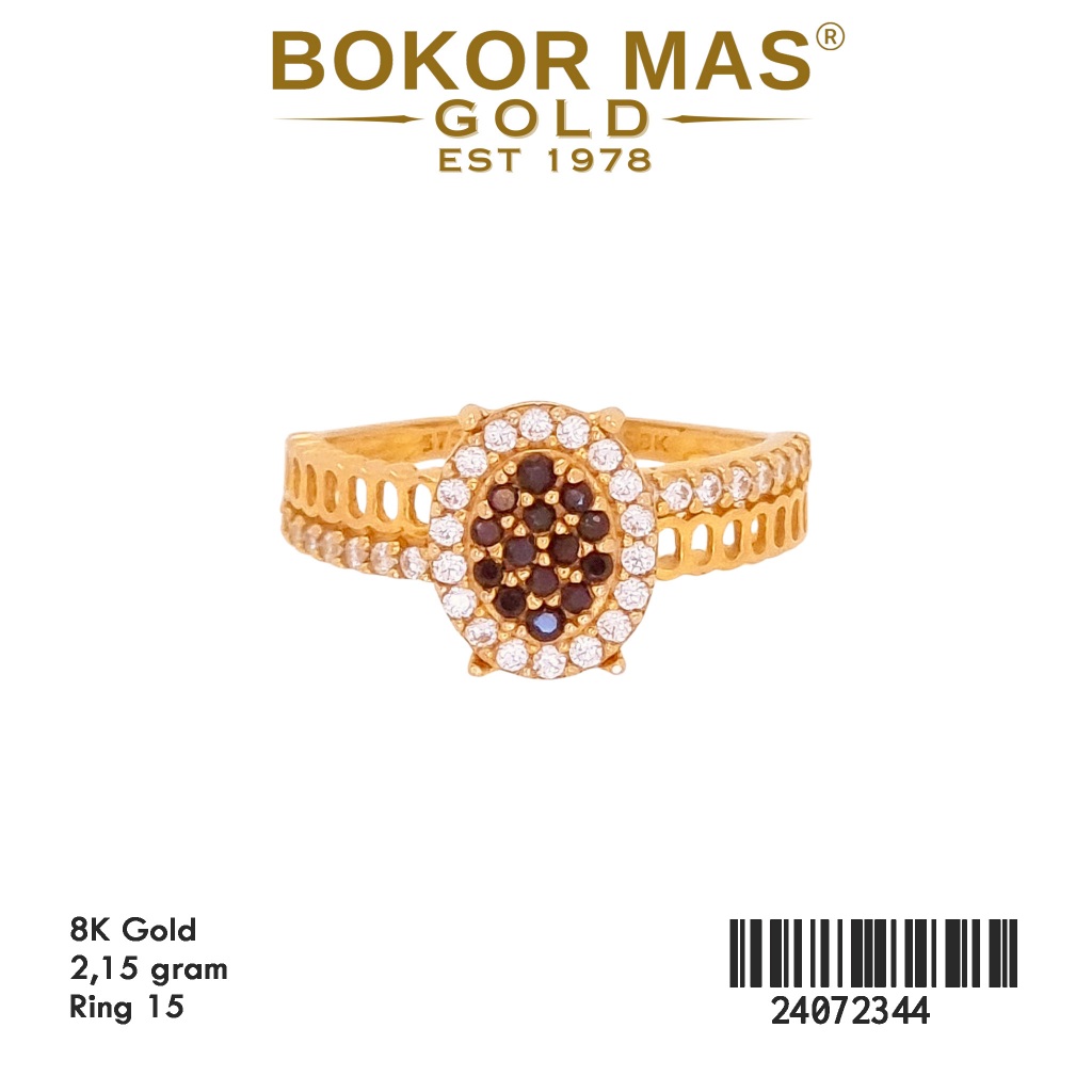 Cincin Permata Emas 375 8K 24072344 - BokorMas Gold
