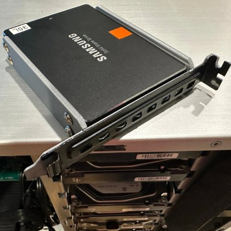 PCI Slot 2.5" 2xHDD/SSD Mount/Bracket