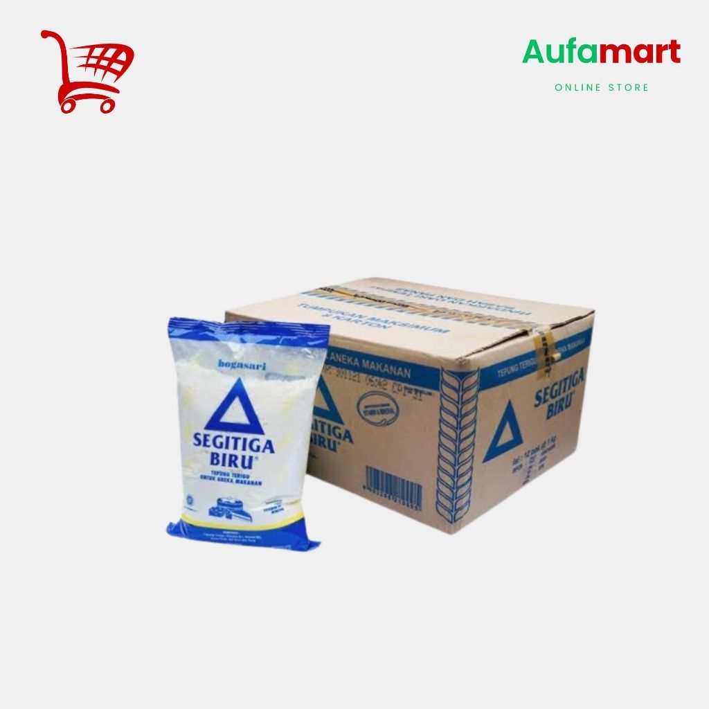 Tepung Terigu Segitiga Biru Bogasari 1kg Gendum Terigu satu kilo