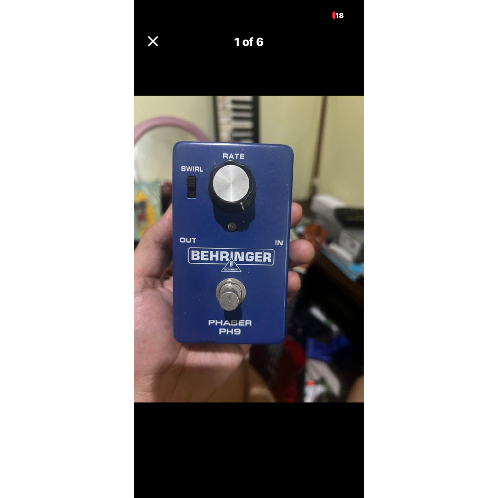 efek gitar stompbox behringer phaser ph9