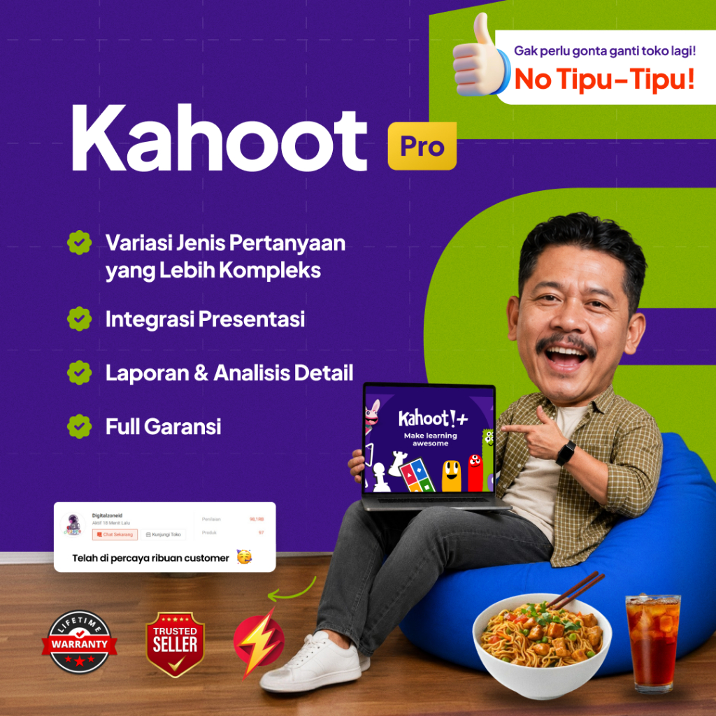 Kahoot Premium Pro Plus Bergaransi