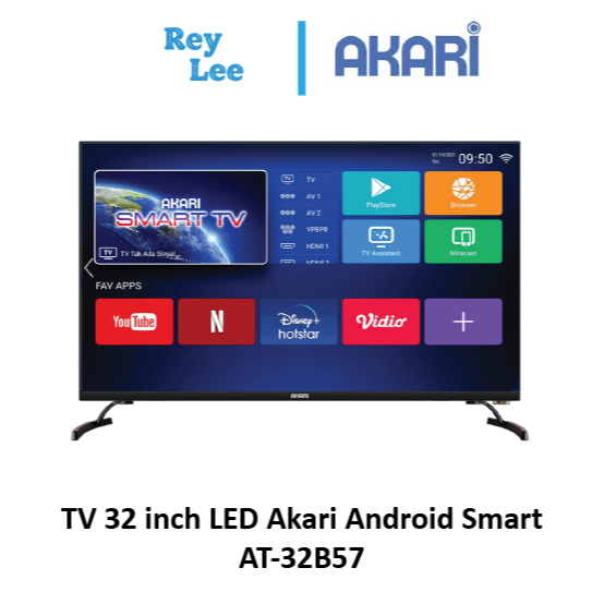 TV 32 inch LED Akari Android Smart AT-32B57