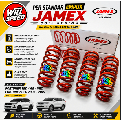 PER TINGGI STANDAR JAMEX EMPUK (TIDAK CEPER/TINGGI) FORTUNER TRD GR VRZ FORTUNER OLD VNT NON VNT
