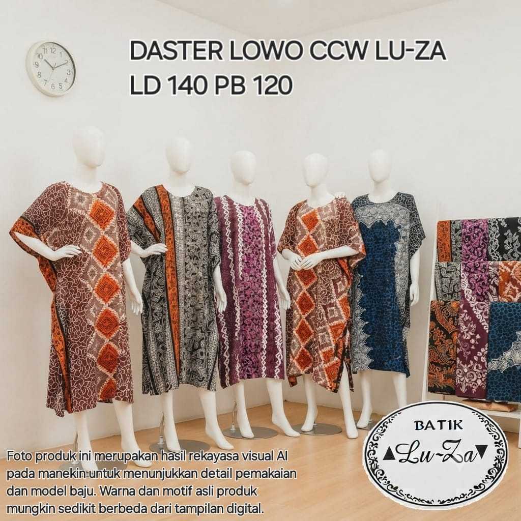 DASTER LOWO CCW LD 140 PB 120 / Kaftan Jumbo Kekinian - Batik Luza