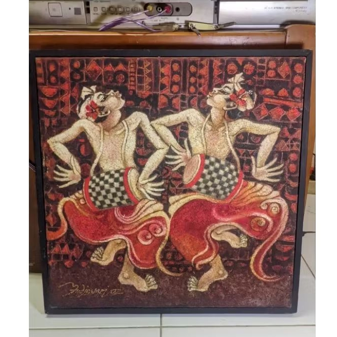 lukisan Tari Gamelan Bali