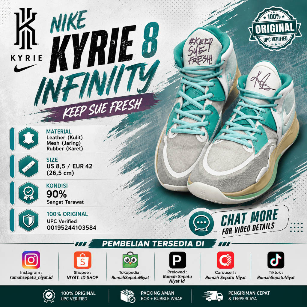 Nike Kyrie 8 Infinity Keep Sue Fresh Original