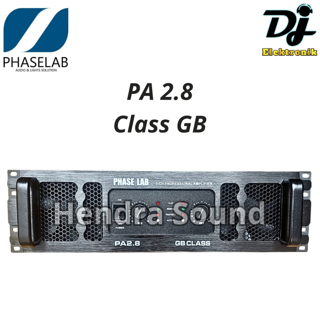Power Amplifier Phaselab PA 2.8 / PA2.8 - 2 channel Class GB (Phase Lab)