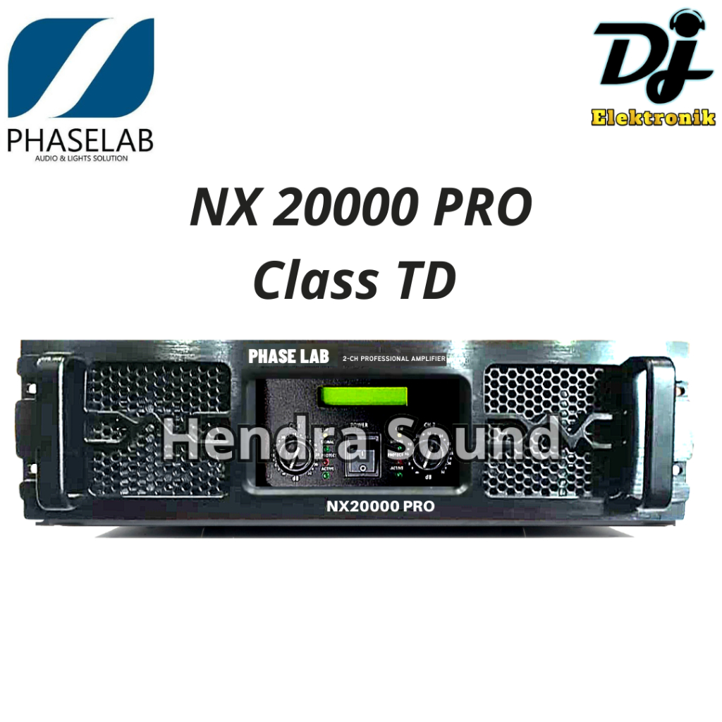 Power Ampli Phaselab / Phase Lab NX20000 Pro / NX 20000 Pro - 2 channel
