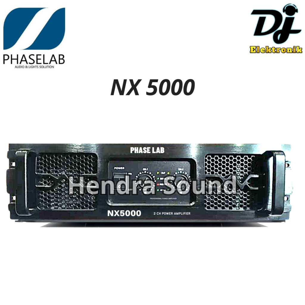 Power Ampli Phaselab / Phase Lab NX5000 / NX 5000 - 2 channel