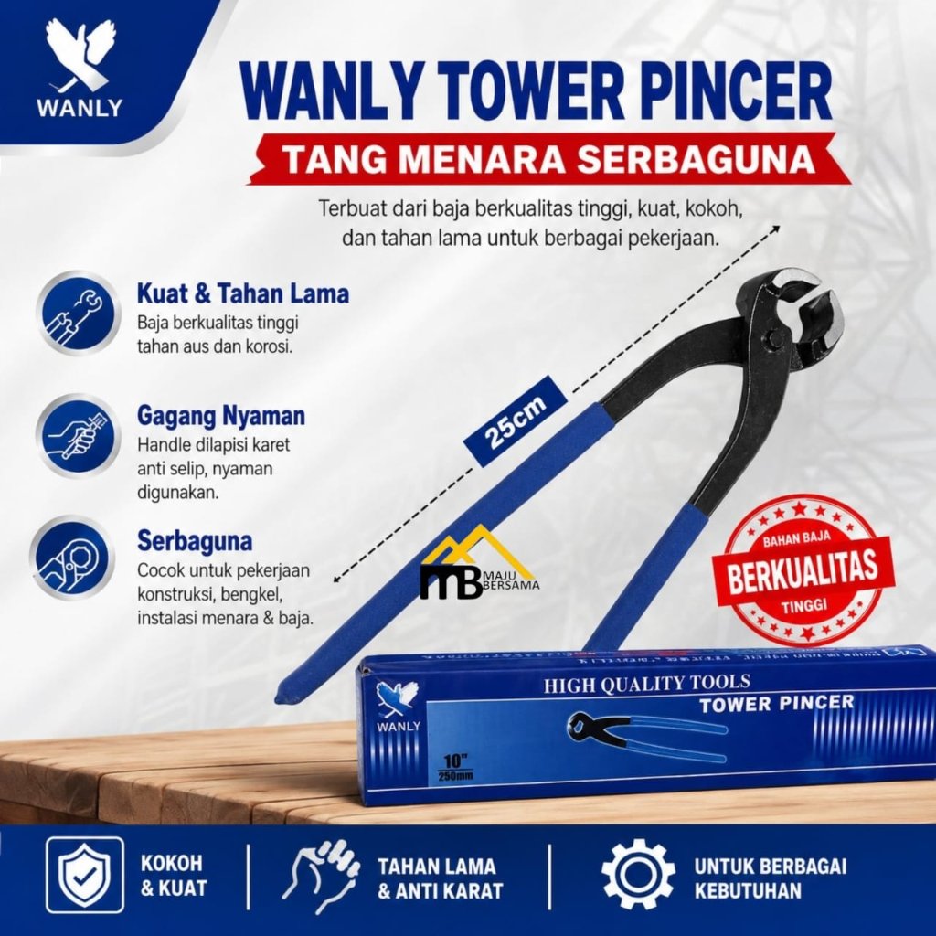 Catut/Tang Kakak Tua/Gegep 10 inch