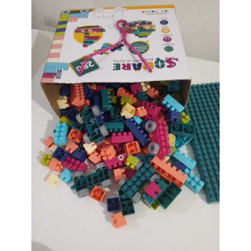 Mainan anak Lego | Square building blocks 280pcs