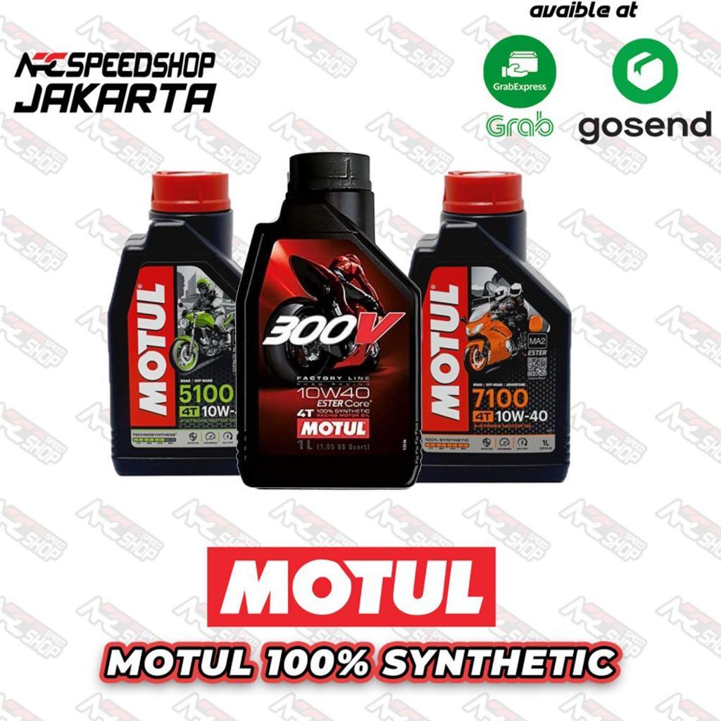 OLI MOTUL FULL SYNTHETIC 7100 10W-40 / TECH 5100 10W-40 / 300V ZX25R RR ZX6R ZX636 ZX10R RR H2 ZH2 Z