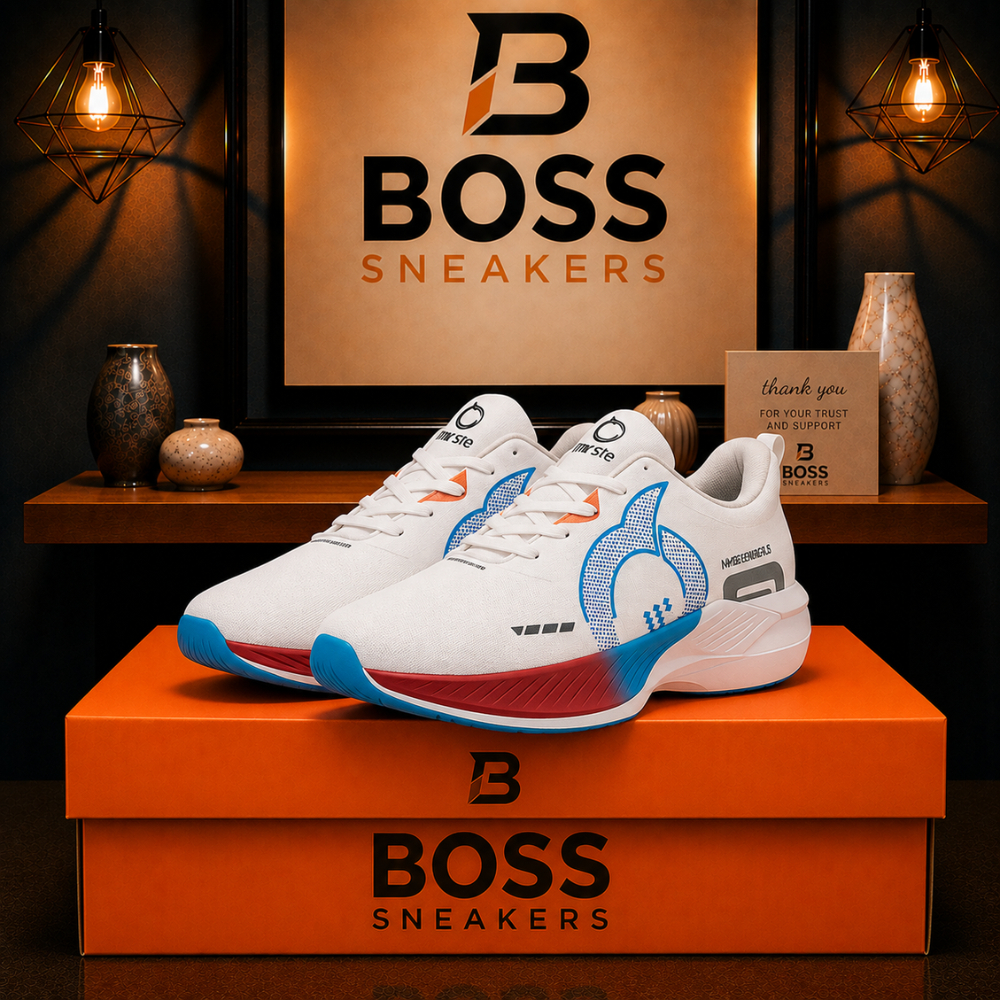 ORTUSEIGHT Sepatu Running Hyperglide 2.0Off White Orted Ringan & Nyaman Untuk Joging