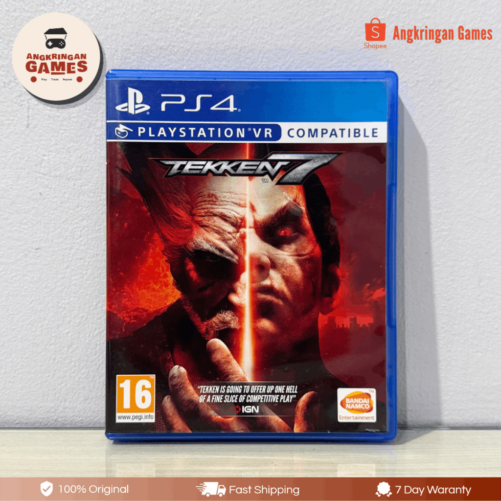 BD Kaset Tekken 7 PS4 Second Bekas Original | Game Arcade Terbaik PlayStation