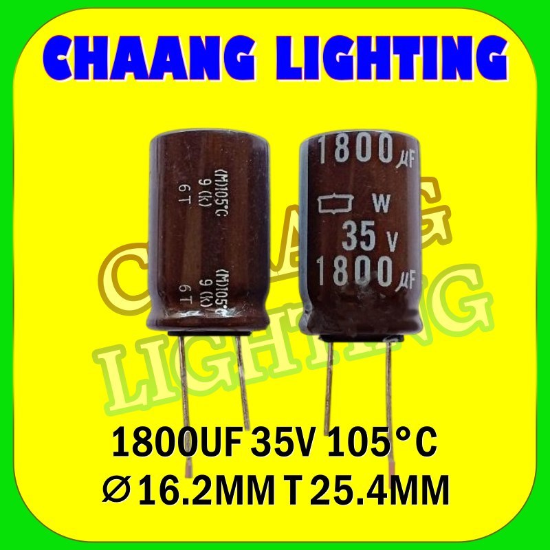 1800UF 35V ELCO 1800uF 35V KAPASITOR ELKO 1800UF 35V KAPASITOR 1800UF 35VOLT CAPASITOR ELCO 1800UF 3