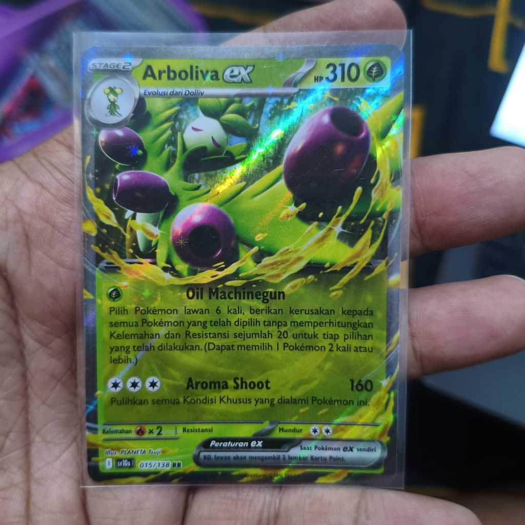 arboliva ex rr - kartu pokemon