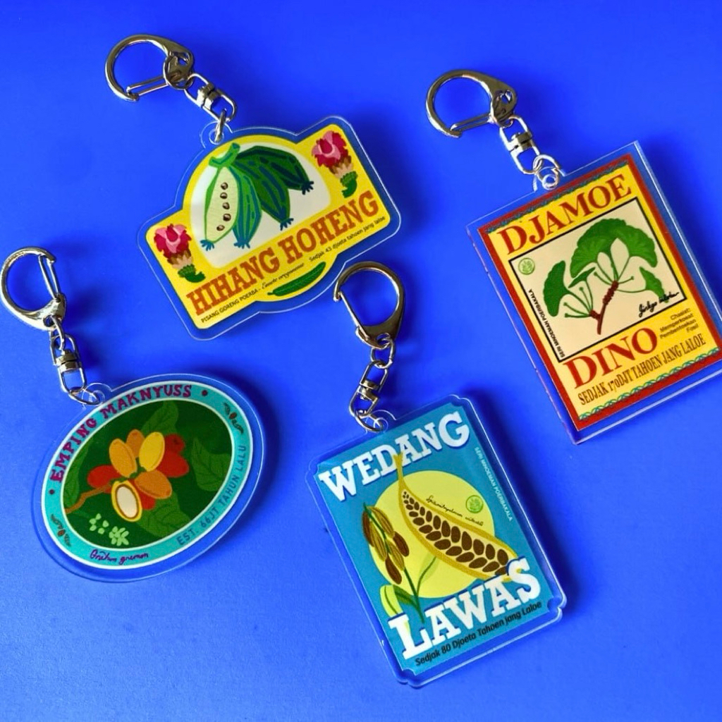 Species Obscura - Jurassic Yard Acrylic Keychain Djamoe Poerbakala