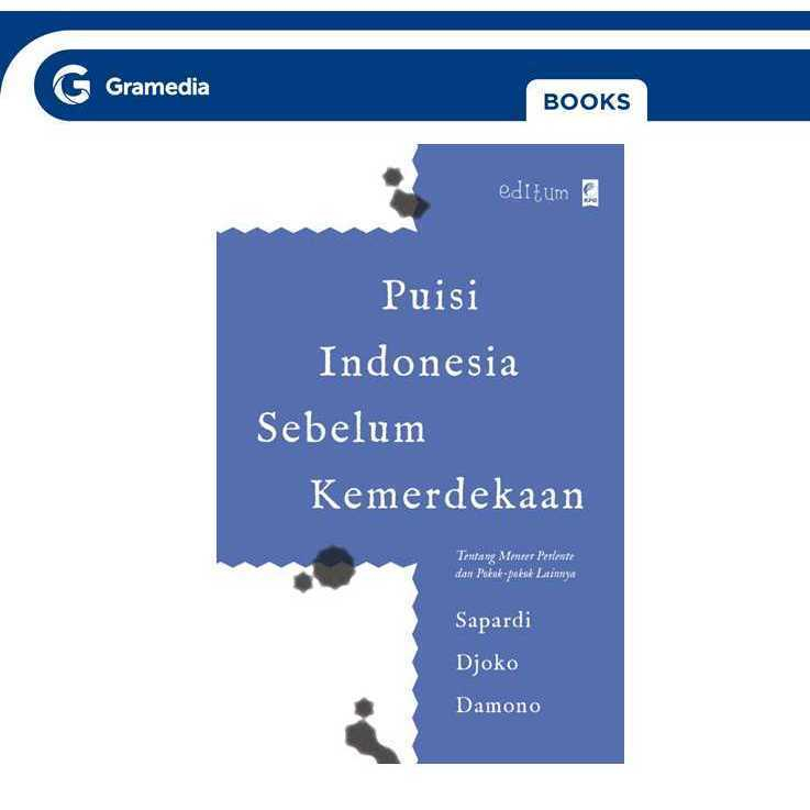 Gramedia GTC - Puisi Indonesia Sebelum Kemerdekaan
