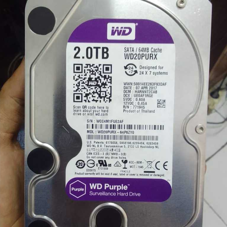 Hardisk WD Purple 2TB