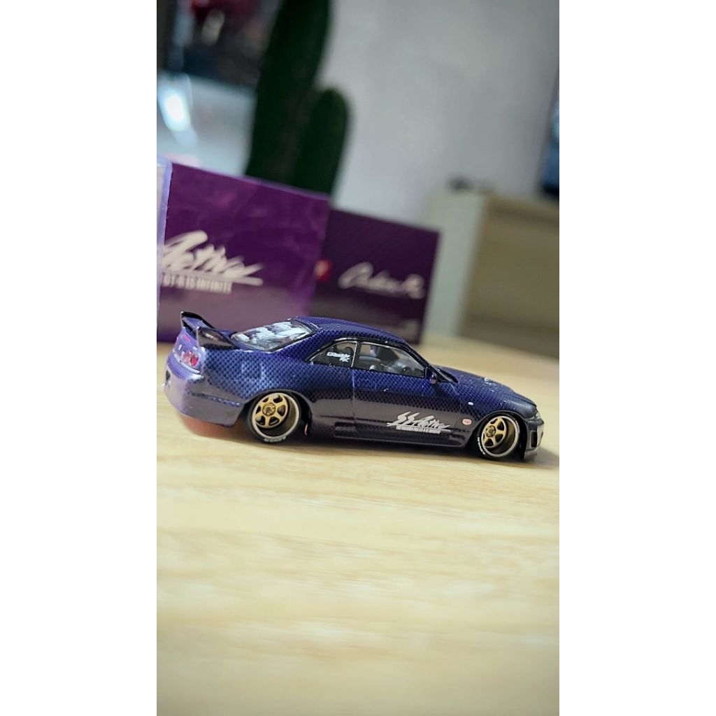 minigt kaido r33 carbon purple