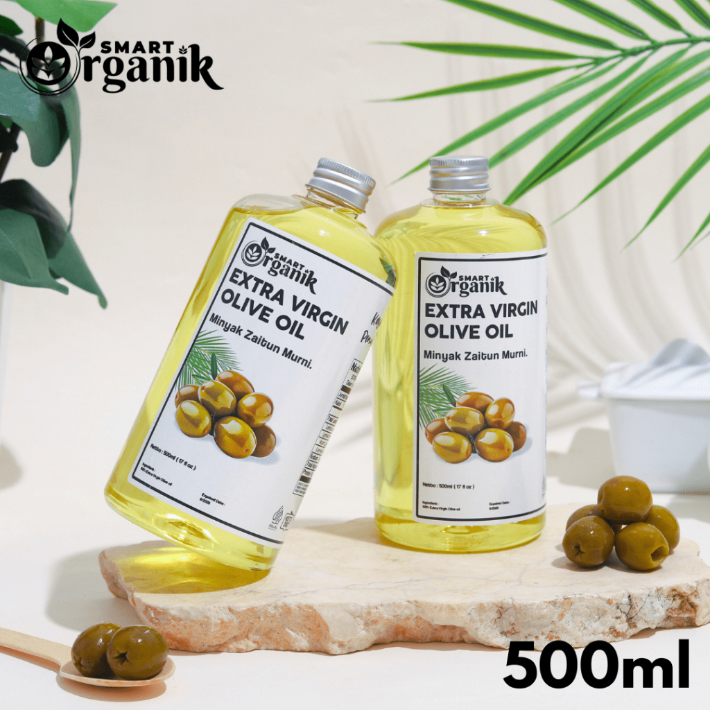 EXTRA VIRGIN OLIVE OIL MINYAK ZAITUN MURNI 500ML EVOO SMART ORGANIK HALAL