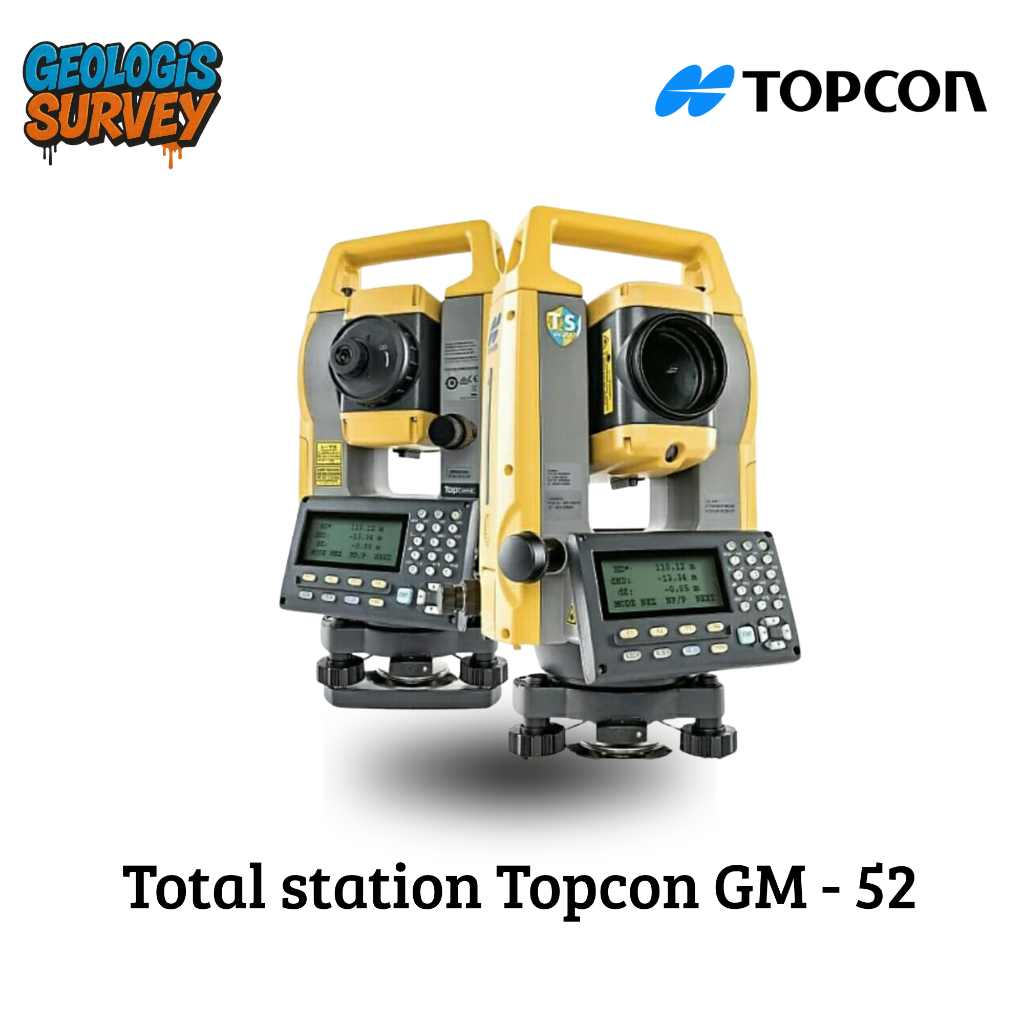 Total Station Topcon GM52 / Topcon GM 52 / Topcon GM-52 / Murah Lengkap Set
