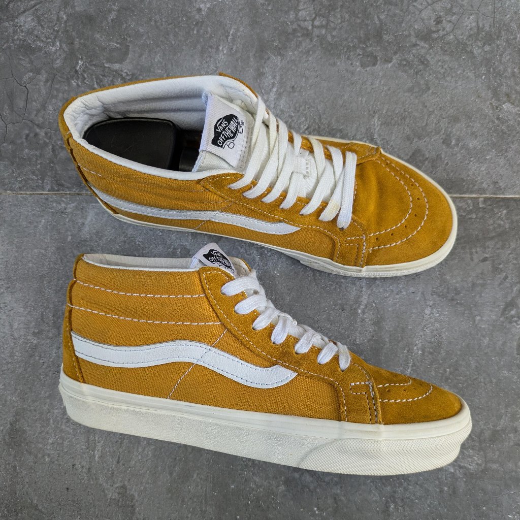( Size 37 / 23,5 cm ) Vans SK8 Mid Reissue Sunflower ORIGINAL