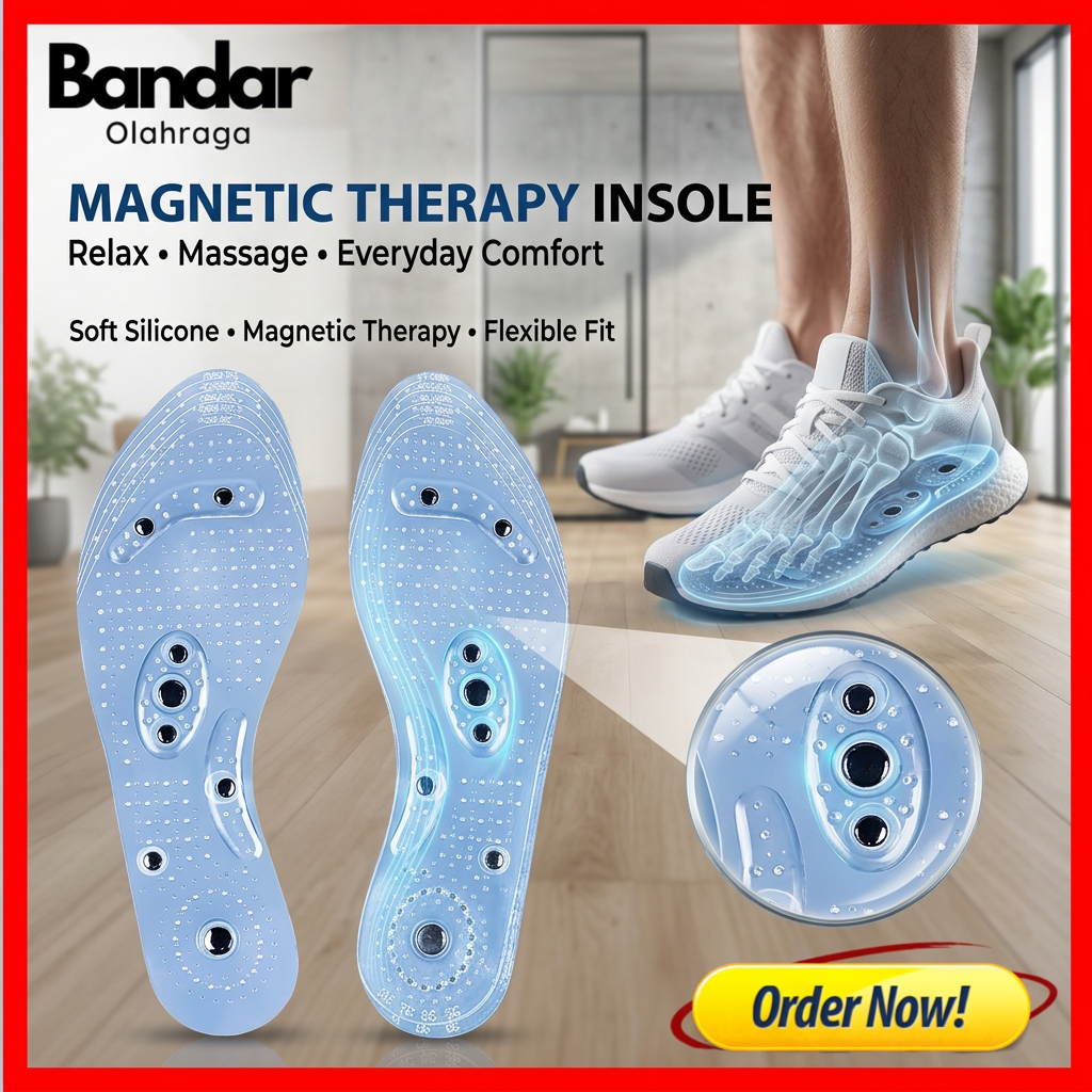 Insole terapi / sol sepatu terapi kesehatan magnetik / alas sepatu