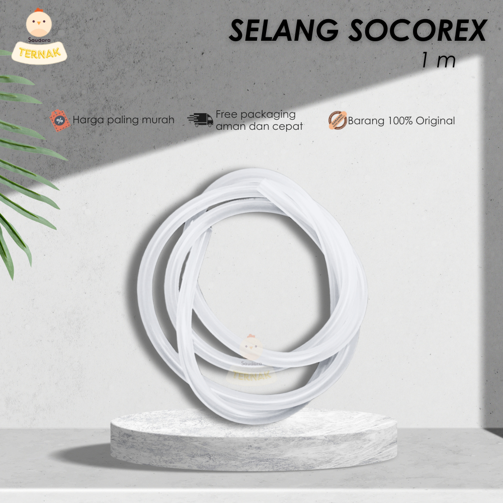 Selang Socorex 1 m Asli Medion Sparepart Suntikan Ayam