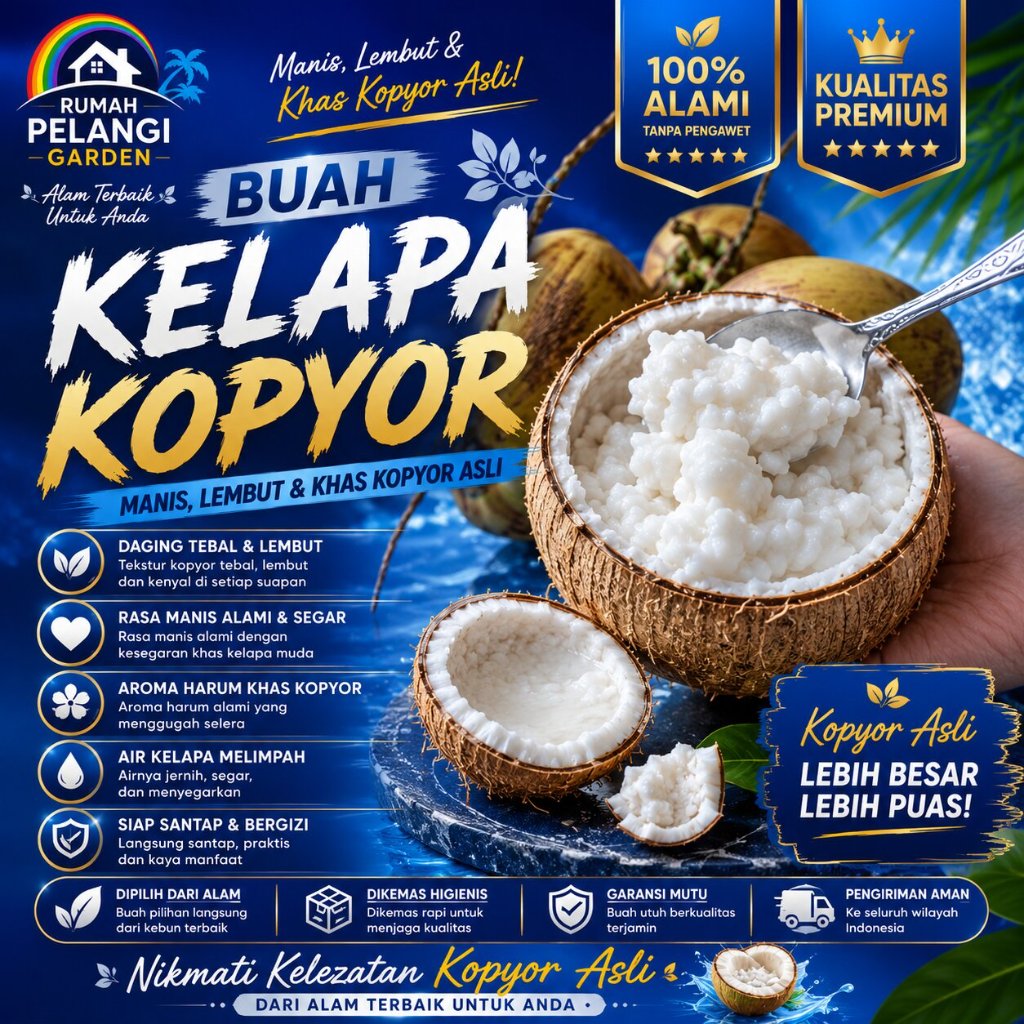 KELAPA SUPER !! Kelapa Kopyor Wulung - Buah Kelapa Kopyor Asli - Kelapa Kopyor Asli 100%