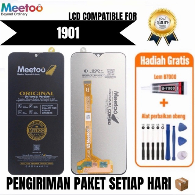 Lcd Touchscreen Vivo 1901 Fullset Original Gratis Lem obeng