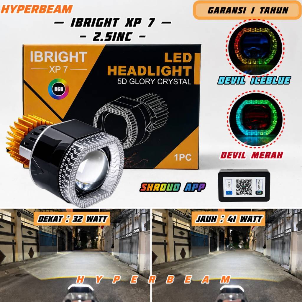 IBRIGHT XP 7 - Biled Matrix 2.5inc