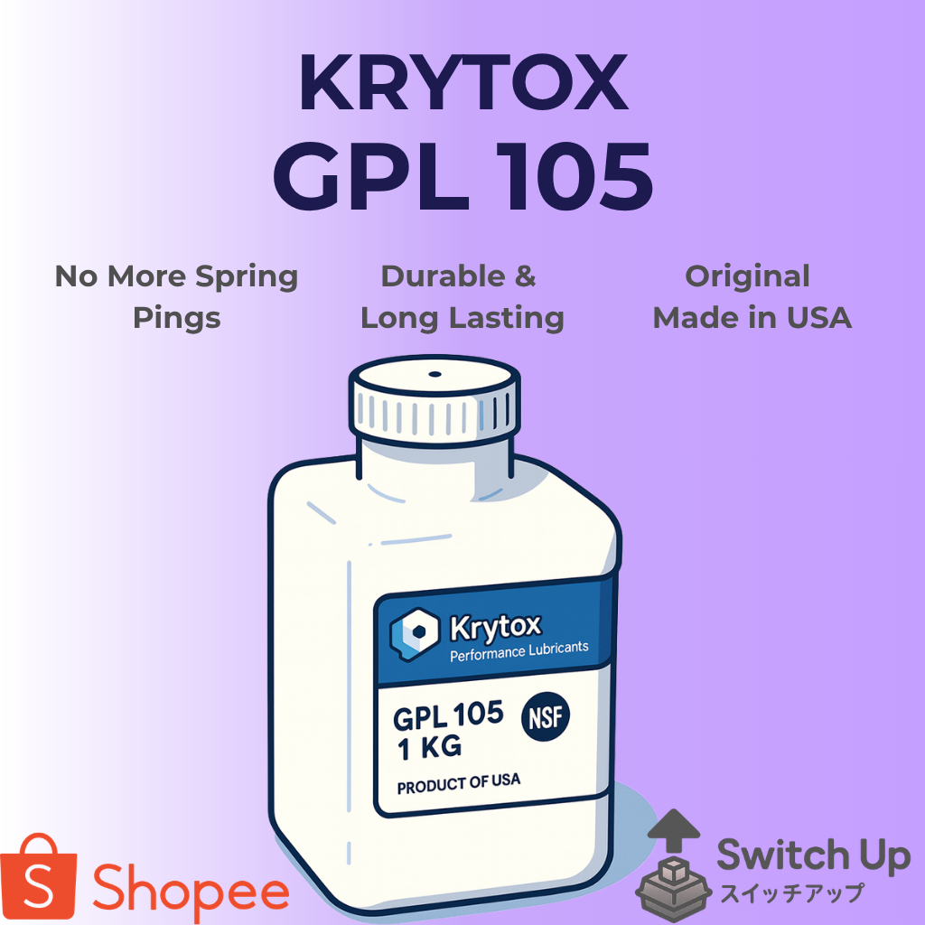 KRYTOX GPL 105 - KRYTOX 105 - LUBE - GPL 105 - 1g - SWITCH LUBE - MECHANICAL KEYBOARD