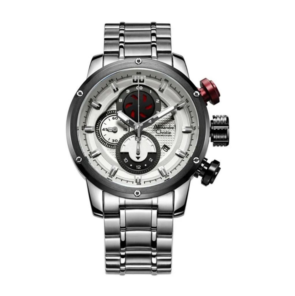 Jam Tangan Pria Analog Alexandre Christie 6239MC AC6239 AC 6239 MC 6239 MCBTBSL Original Garansi Res