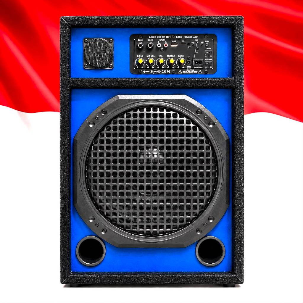 Speaker Aktif 12 Inch Sound System Karaoke Bluetooth Radio USB ukuran besar